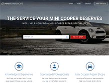 Tablet Screenshot of ca.minirepairshops.com